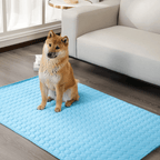 Self-cooling dog mat for hot days & relaxed dogs