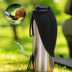 Dog Water Bottle Stainless Steel Portable Travel Drinking Cup