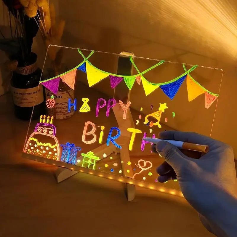 DoodleGlow LED Drawing Board – Illuminated Artworks for Children
