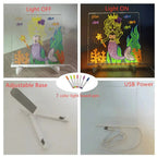 DoodleGlow LED Drawing Board – Illuminated Artworks for Children