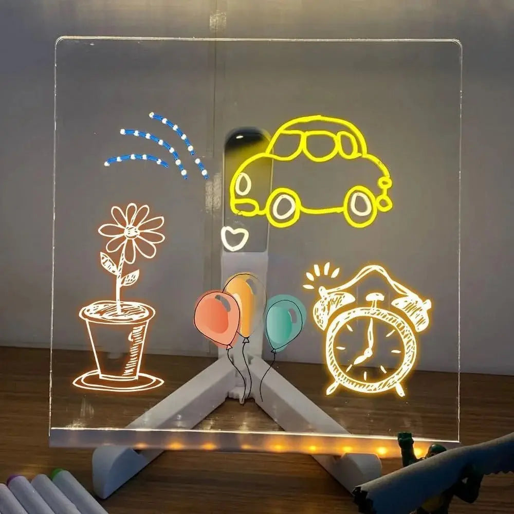 DoodleGlow LED Drawing Board – Illuminated Artworks for Children