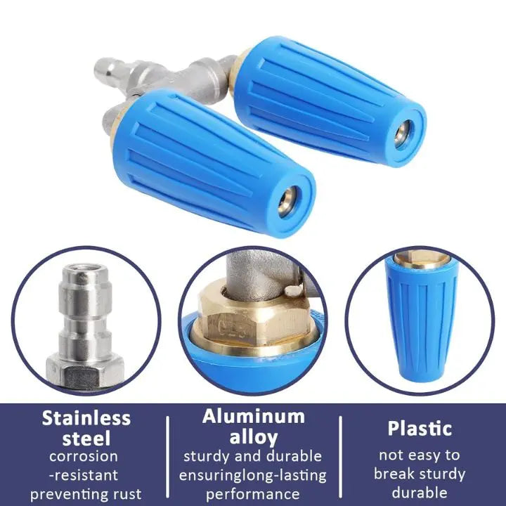 Double Turbo Nozzle – Maximum Cleaning Performance for High-Pressure Cleaners