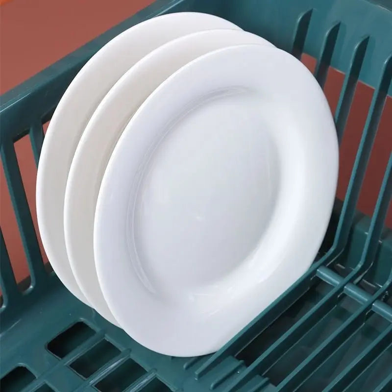 Double-layer drying rack for dishes and cutlery – Space-saving solution