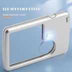 Double Lens Magnifier with LED Lighting – Compact and Pocket-Friendly