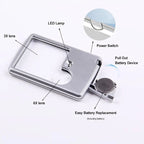Double Lens Magnifier with LED Lighting – Compact and Pocket-Friendly
