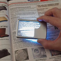 Double Lens Magnifier with LED Lighting – Compact and Pocket-Friendly