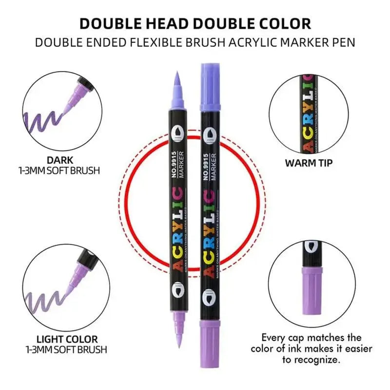 Double-sided acrylic marker – For creative projects & gifts