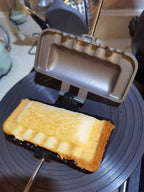 Double-sided Sandwich Pan – Non-stick & compact made of aluminum cast