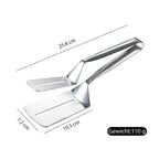 Double-sided shovel clip – Practical tool made of stainless steel