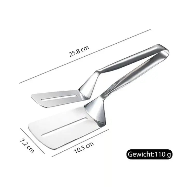 Double-sided shovel clip – Practical tool made of stainless steel