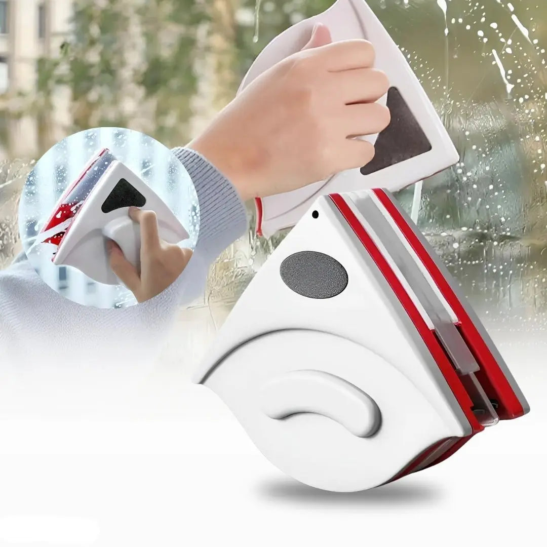 Dual-Sided Magnetic Window Cleaner for Effortless Clarity