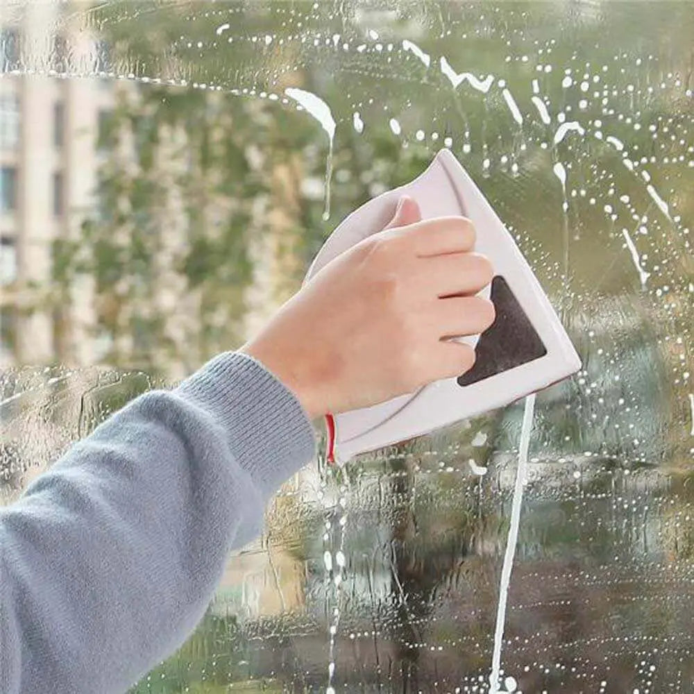 Dual-Sided Magnetic Window Cleaner for Effortless Clarity