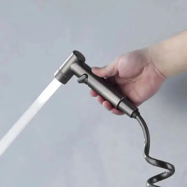 Double control valve with high-pressure handheld shower set