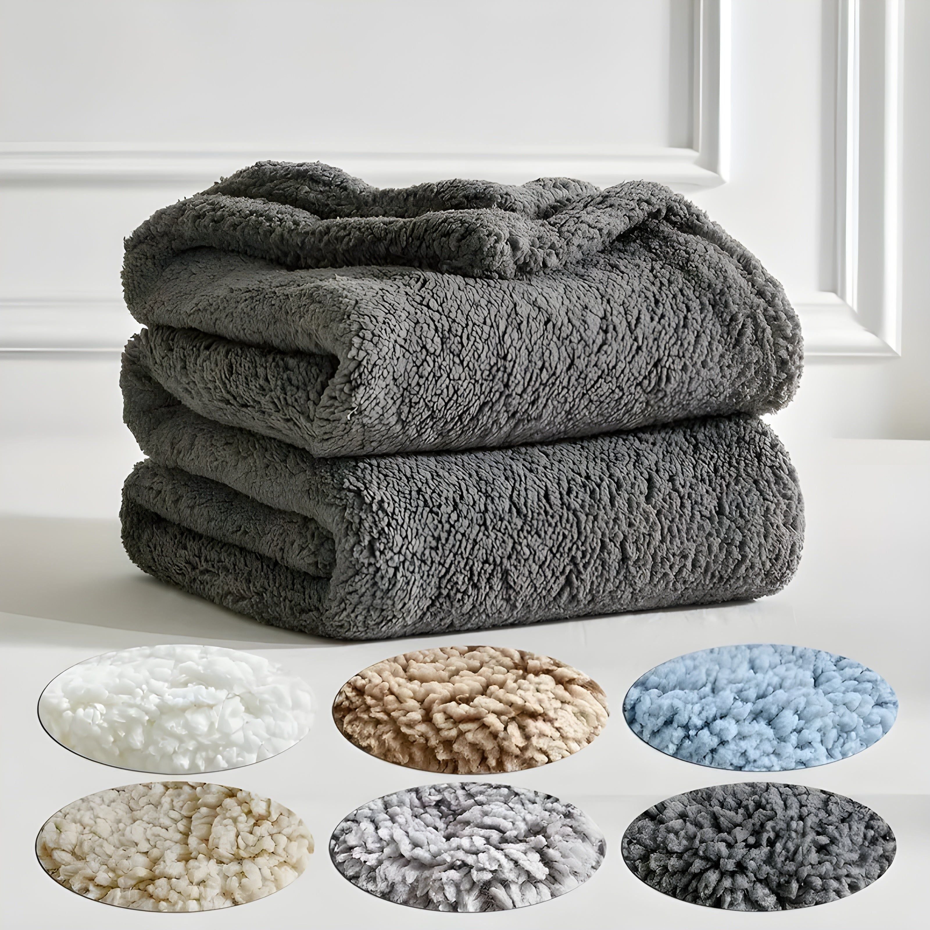 DoubleCozy | Double-sided Sherpa fleece blanket