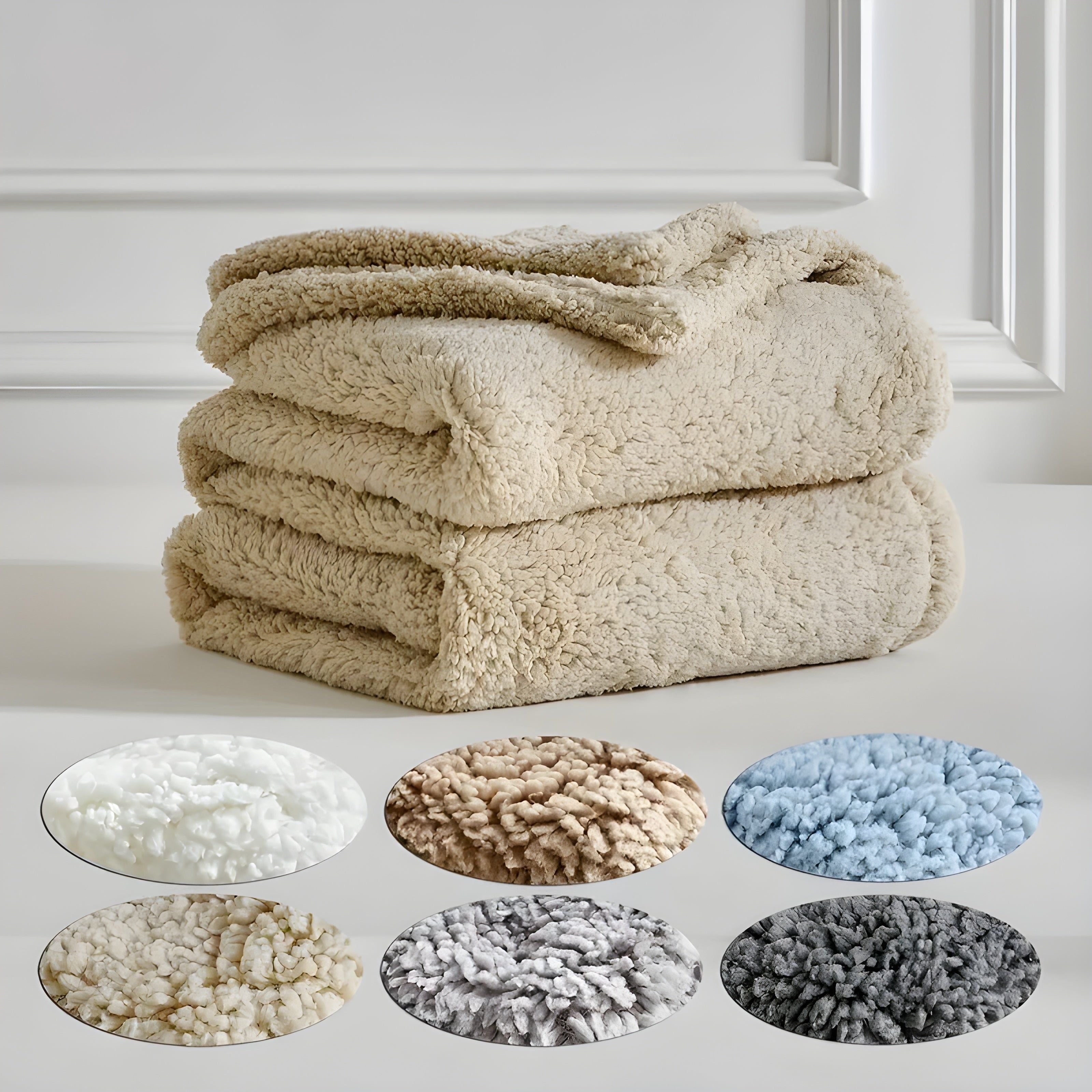 DoubleCozy | Double-sided Sherpa fleece blanket