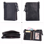 Stylish Double Zipper Wallet
