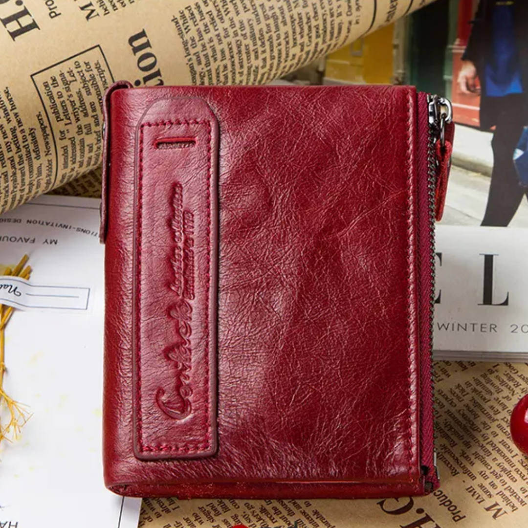 Stylish Double Zipper Wallet