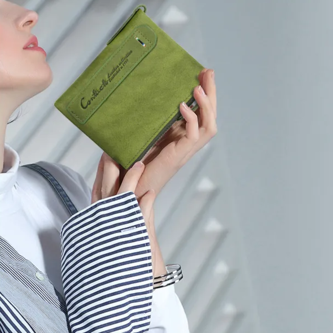 Stylish Double Zipper Wallet