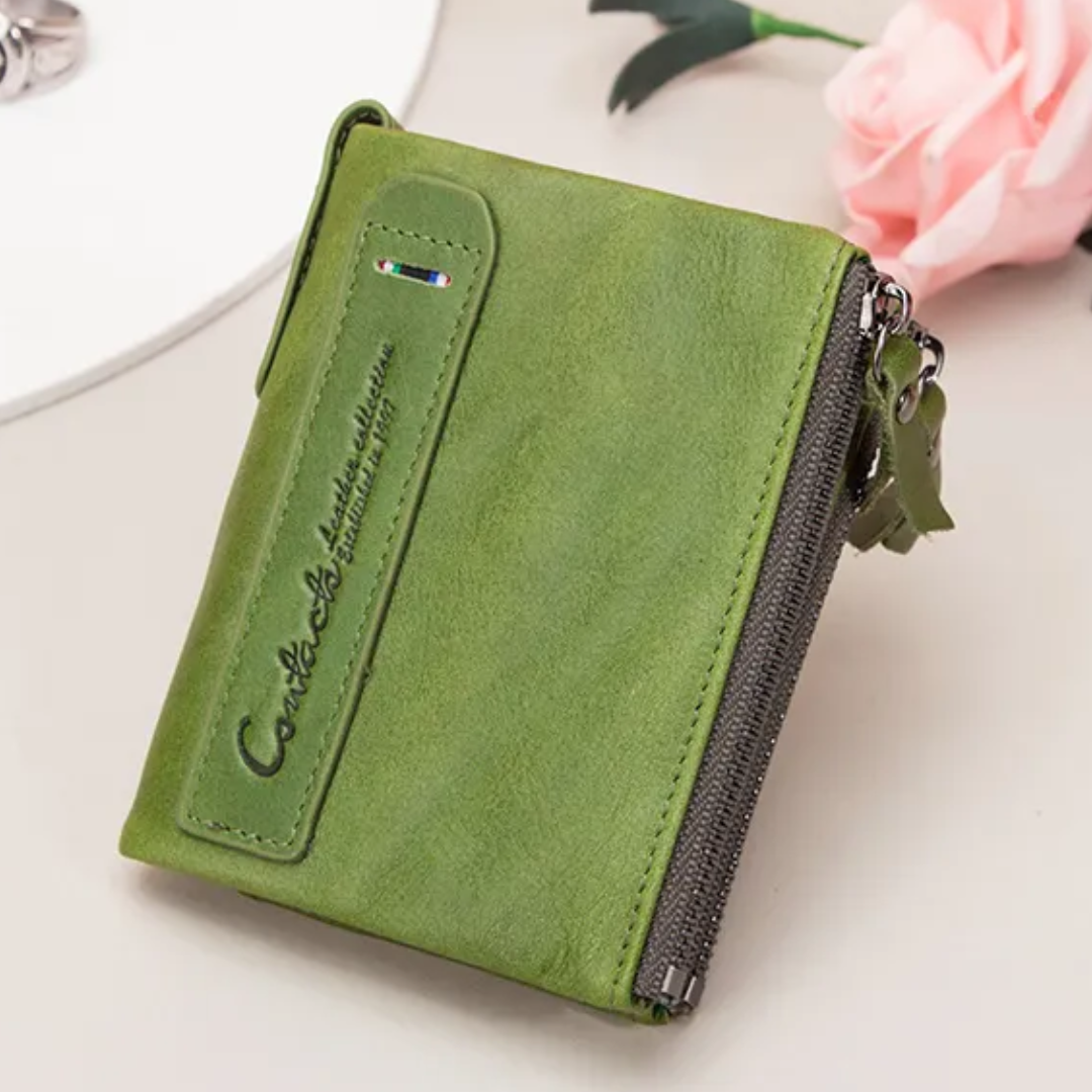 Stylish Double Zipper Wallet
