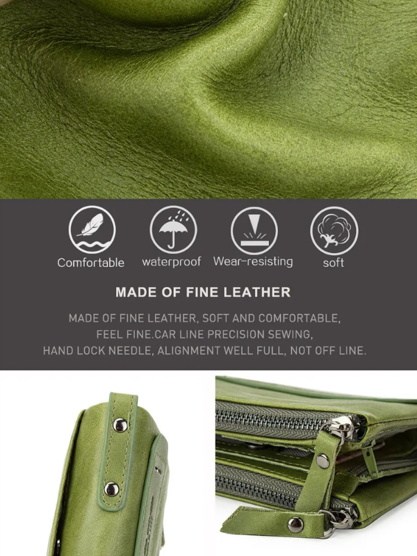 Stylish Double Zipper Wallet