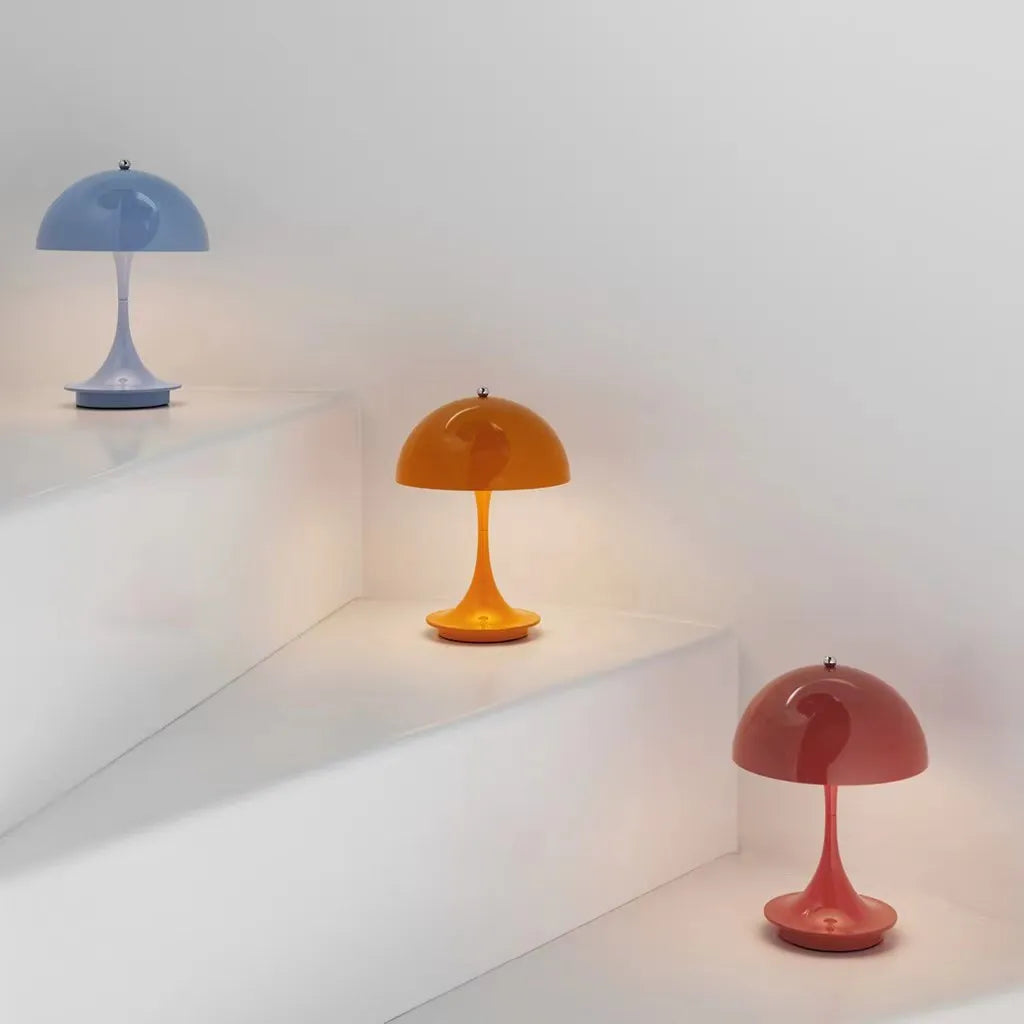 EclatéAura Table lamp | Elegant battery LED bedside lamp