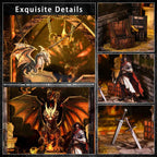 Dragon's Treasure Labyrinth DIY Book Nook Kit