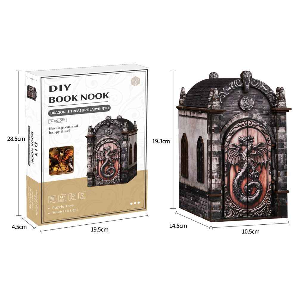 Dragon's Treasure Labyrinth DIY Book Nook Kit