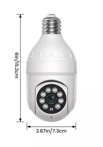 Wireless HD Camera in Bulb – Complete Control in Your Hands