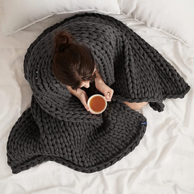 Dreamblanket Sleep Blanket – Quilted Organic Cotton Blanket for Relaxation and Stress Relief