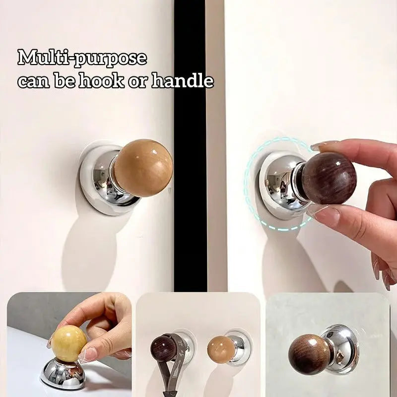 Turn-lock wall hook for tiles and glass