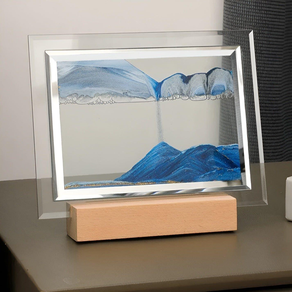 Hypnotic Sand Art Lamp with Soothing LED Light