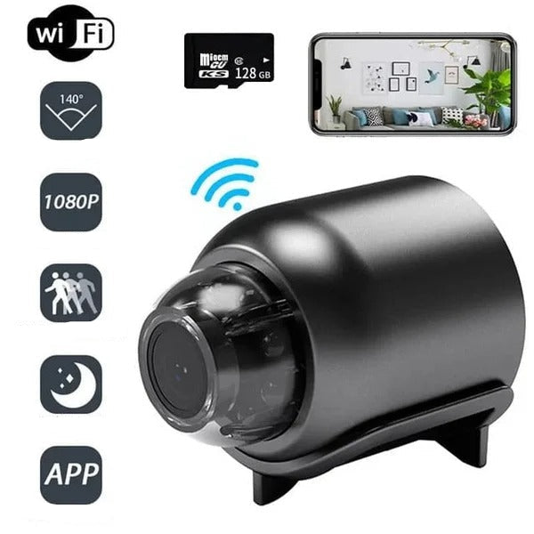 LuxVision Elite Mini Camera | 1080P HD wireless surveillance for discreet monitoring