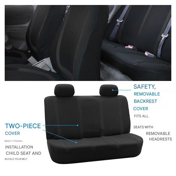 ComfortSeat 9-piece Car Seat Covers Set – Universal, Breathable & Washable