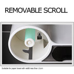 DryHold Self-Adhesive Toilet Paper Holder – Waterproof Wall Solution with Extra Storage Space