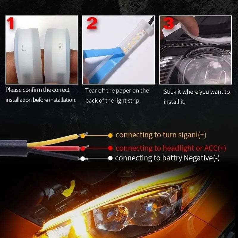 Dynamic front light LEDs for the car – Safe on the road at night, fog & wet conditions