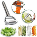 Ultra-sharp stainless steel multifunction vegetable peeler