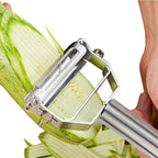 Ultra-sharp stainless steel multifunction vegetable peeler