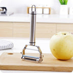 Ultra-sharp stainless steel multifunction vegetable peeler