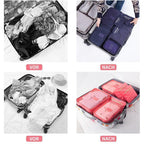Pieces portable luggage packing cubes
