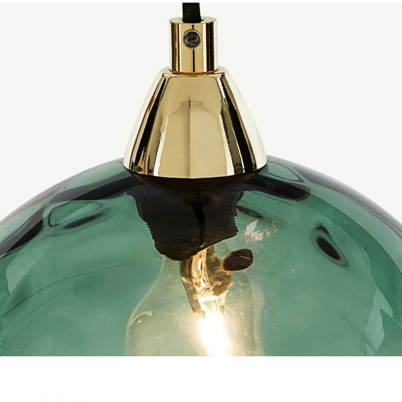 HelderBol - Glass ball pendant lamp