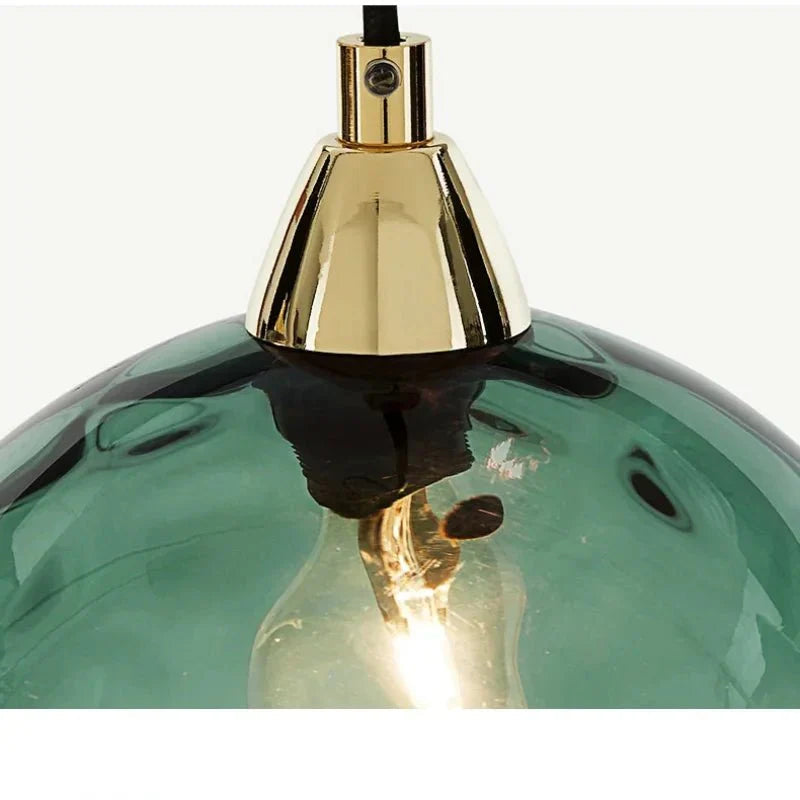 Glasora Pendant Light - Transparent Glass Ball with LED Lighting
