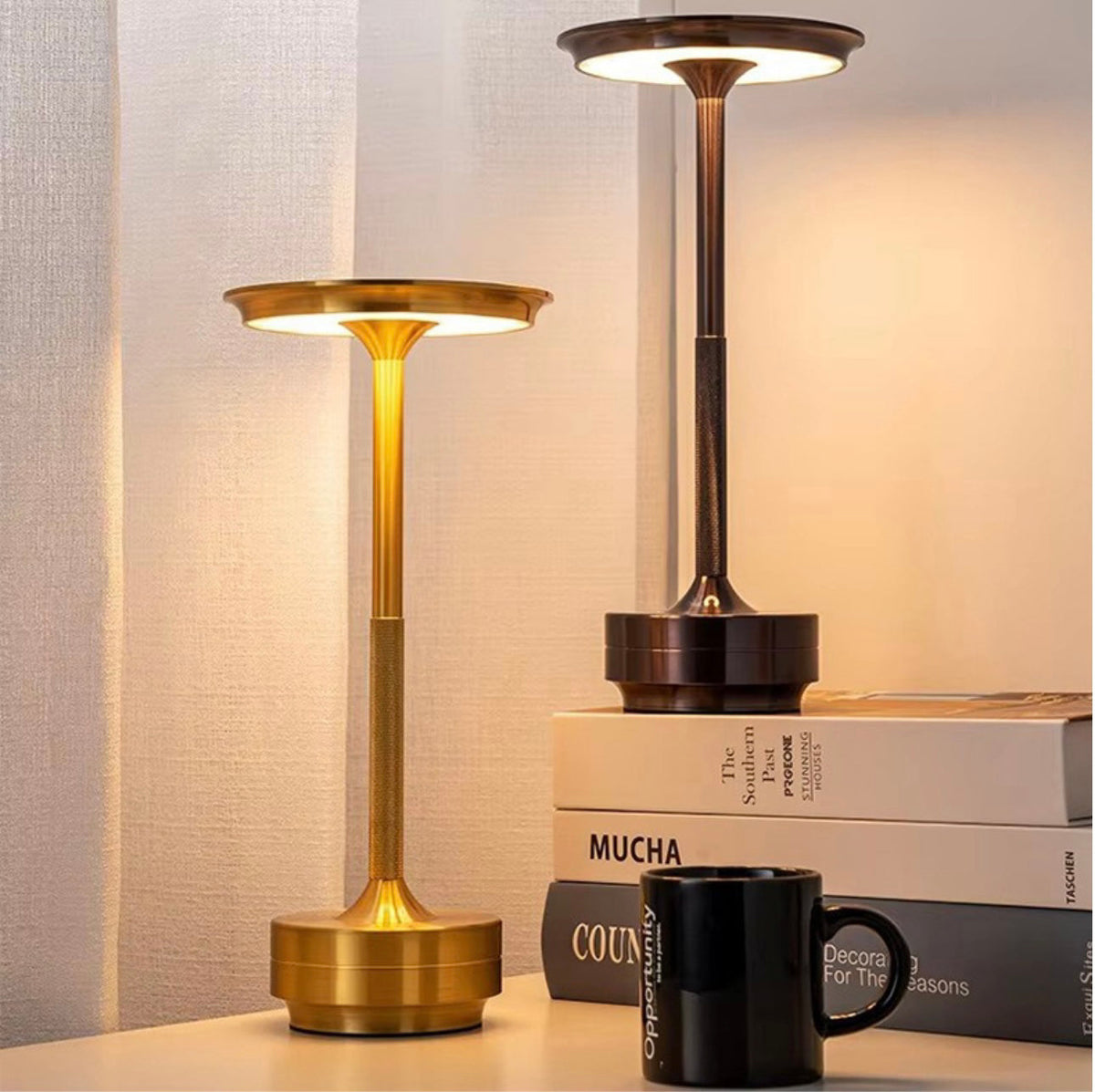 ClarityGlow Luxe Edition | Wireless LED Table Lamp