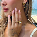 Meltdown Earrings in Gold or Silver – Hypoallergenic & Unique Design