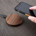 Qi Fast Charger with Natural Bamboo Design