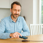 Qi Fast Charger with Natural Bamboo Design