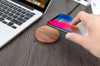 Qi Fast Charger with Natural Bamboo Design