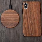 Qi Fast Charger with Natural Bamboo Design