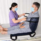 Comfortable transfer aid with padded support