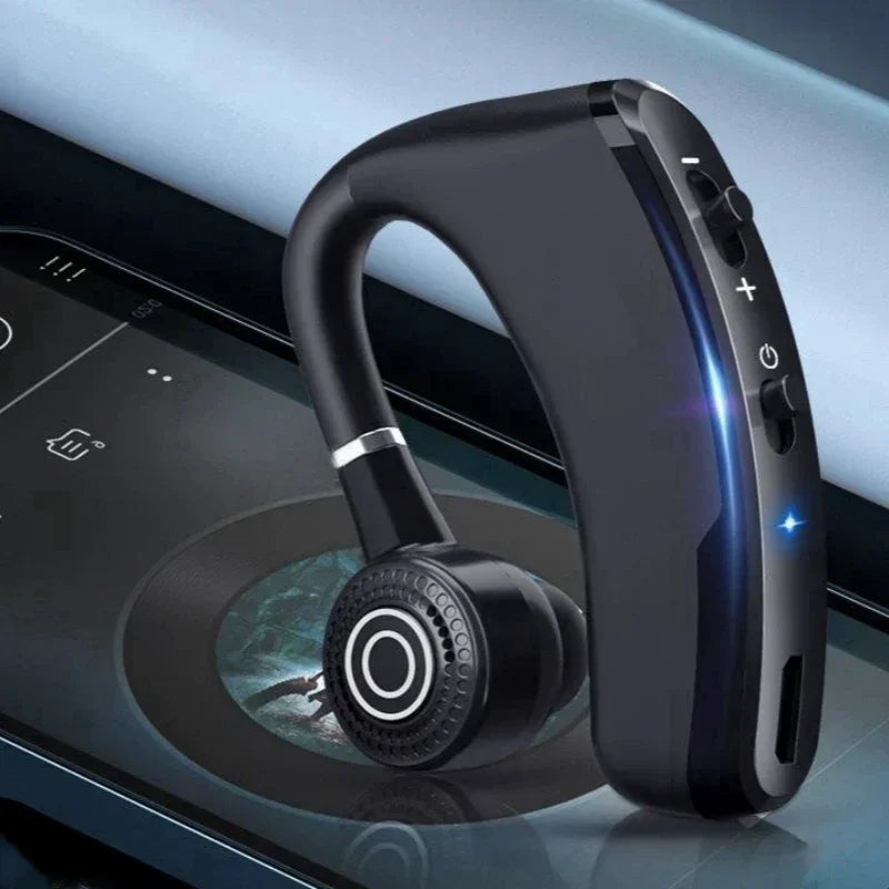 Wireless headset with dual device connection and smart microphone system