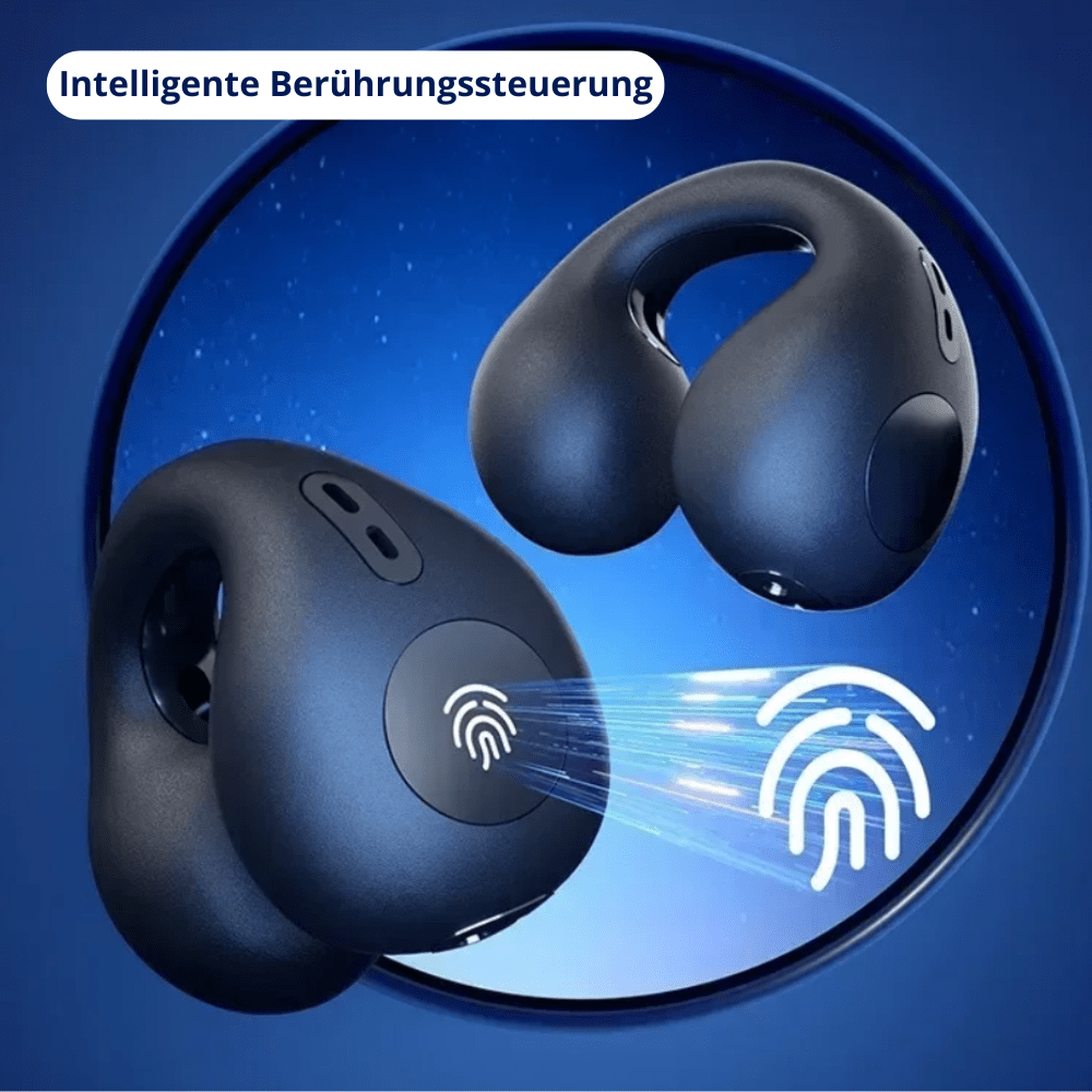 Wireless bone conduction earbuds for clear sound & comfort
